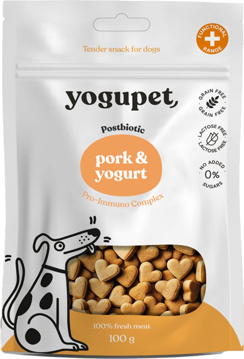 Yogupet Tendre Snack au porc et au yaourt pour chien