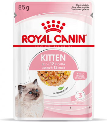 ROYAL CANIN Kitten Bocaditos en gelatina para gatitos de 4 a 12 meses