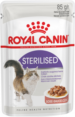 Royal Canin Sterilised in Soße für erwachsene Katzen