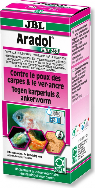 JBL Aradol Plus 250 - tegen karperluizen en ankerwormen