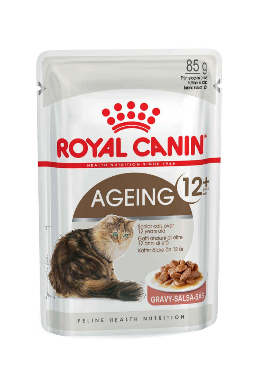 Royal Canin Ageing + 12 Comida húmeda en salsa para gatos mayores