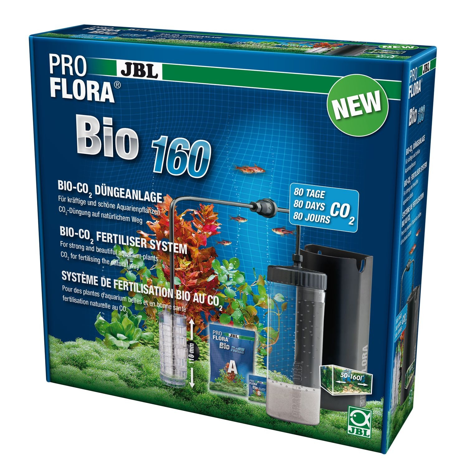 JBL ProFlora Bio 160 Set de démarrage Bio CO2