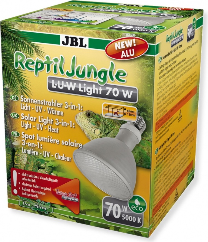  JBL ReptilJungle L-U-W Light L-U-W Sonnenstrahler für Regenwaldterrarien