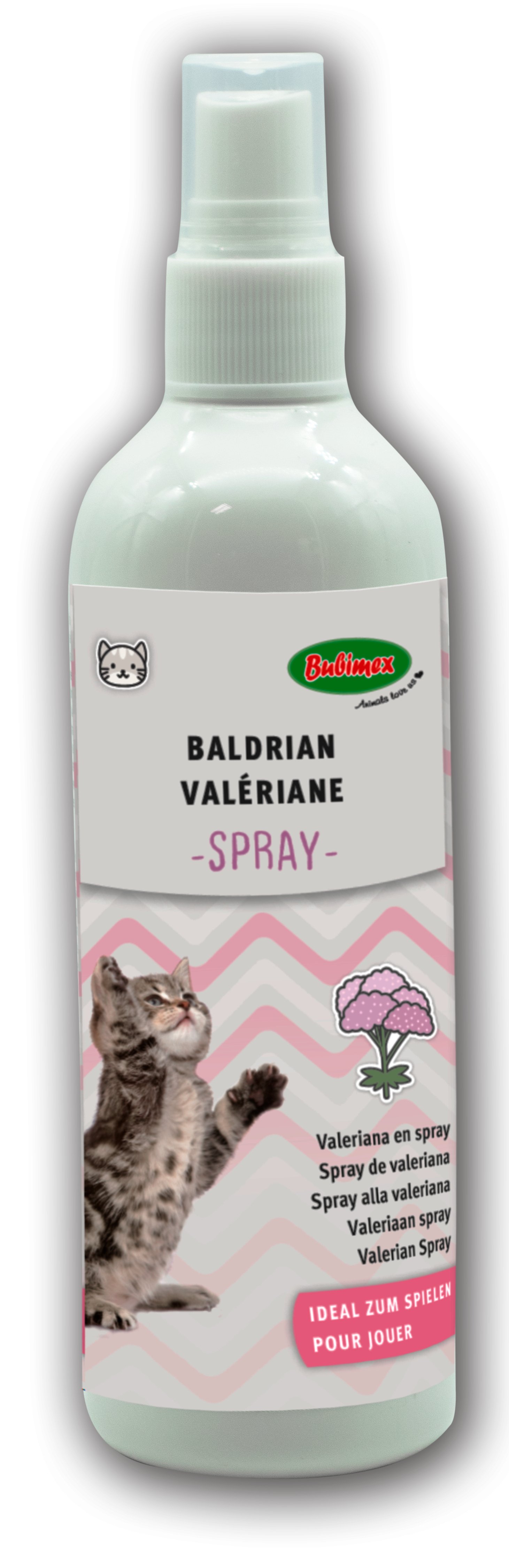 Bubimex Spray ar baldriānu dabisks stimulants kaķiem