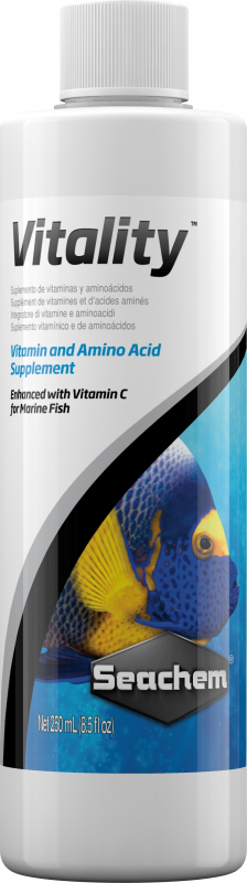 Seachem Vitality Vitamines et Acides aminés pour poissons d'aquarium