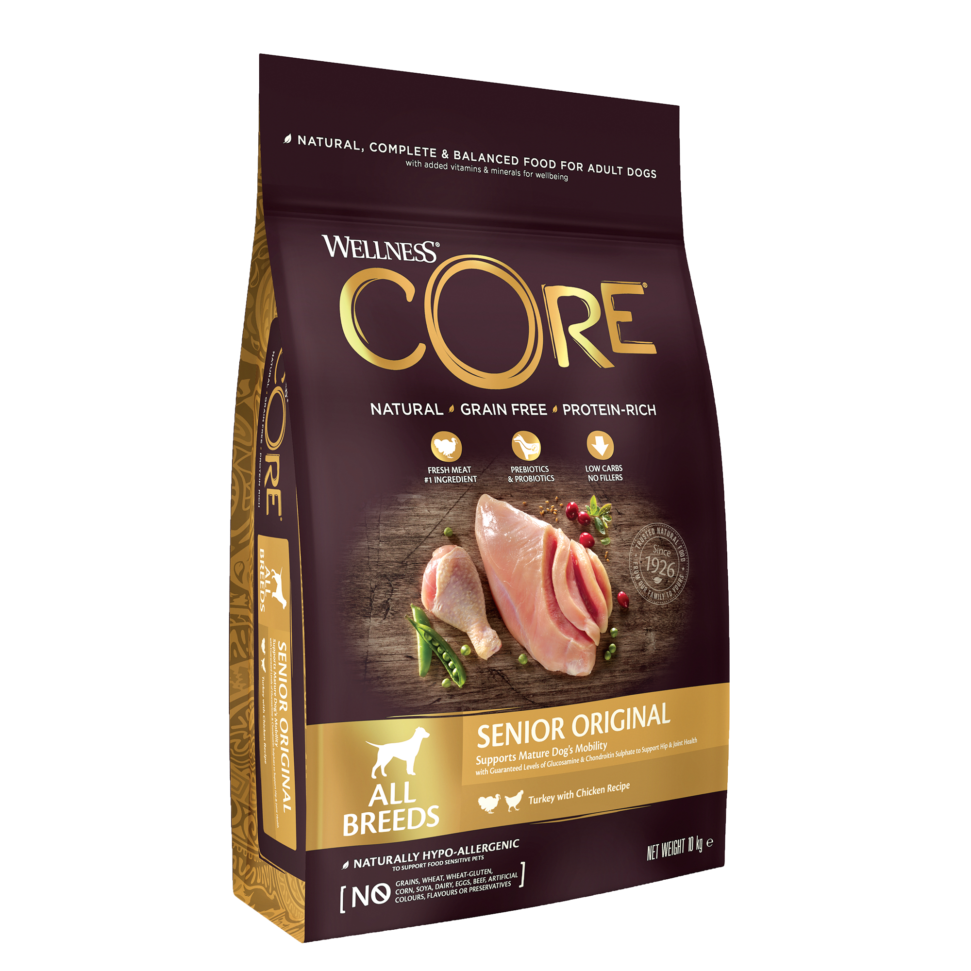 WELLNESS CORE Original Senior Croquettes à la dinde et au poulet pour chien senior 