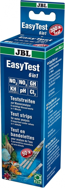 JBL EasyTest 6in1 Strisce per test dell’acqua d’acquario