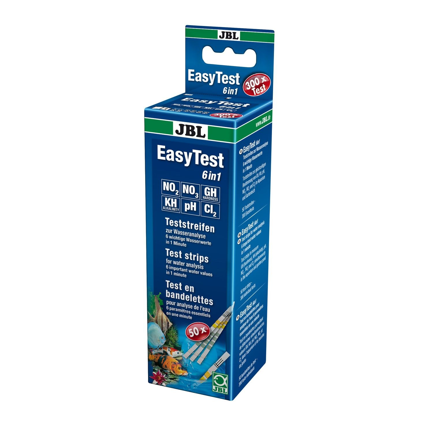 JBL EasyTest 6in1 Strisce per test dell’acqua d’acquario