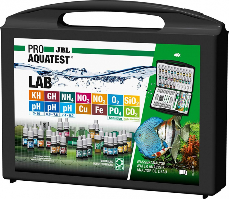 JBL ProAquaTest Test Lab Koffer mit 13 Wassertests