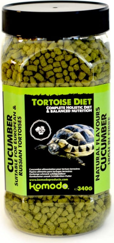Komodo ganzheitliches Futter für Landschildkröten - Gurkengeschmack
