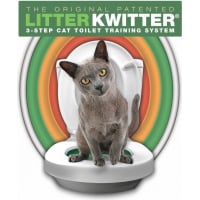 kit WC completo para treino de gatos a usar a sanita Litter Kwitter