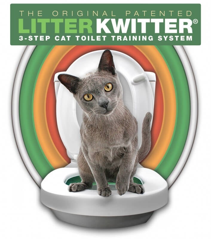 Toilettenset für Katzen Litter Kwitter