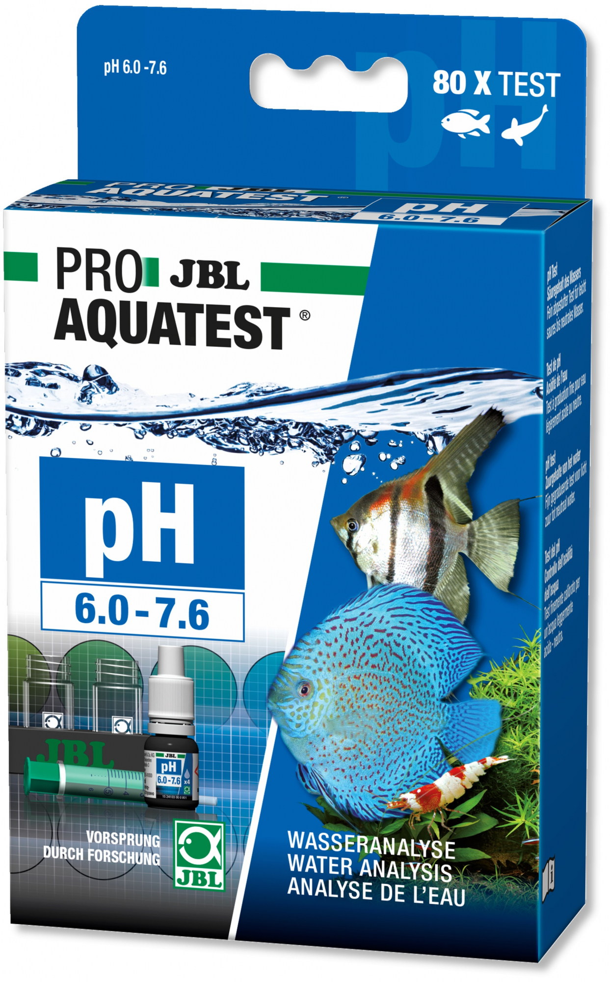 JBL pH Test da 6.0 a 7.6 per acquari di acqua dolce