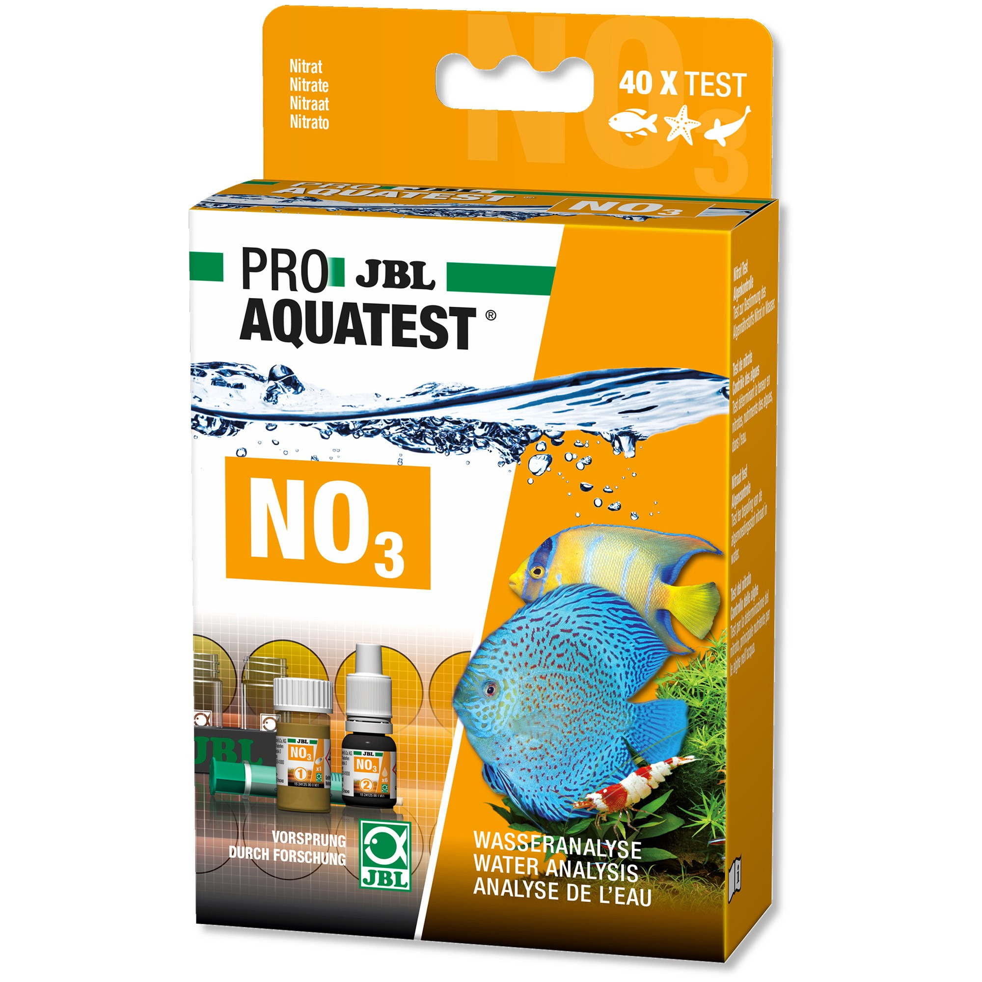 JBL Teste nitrate NO3 para aquário de água doce e ágia do ma