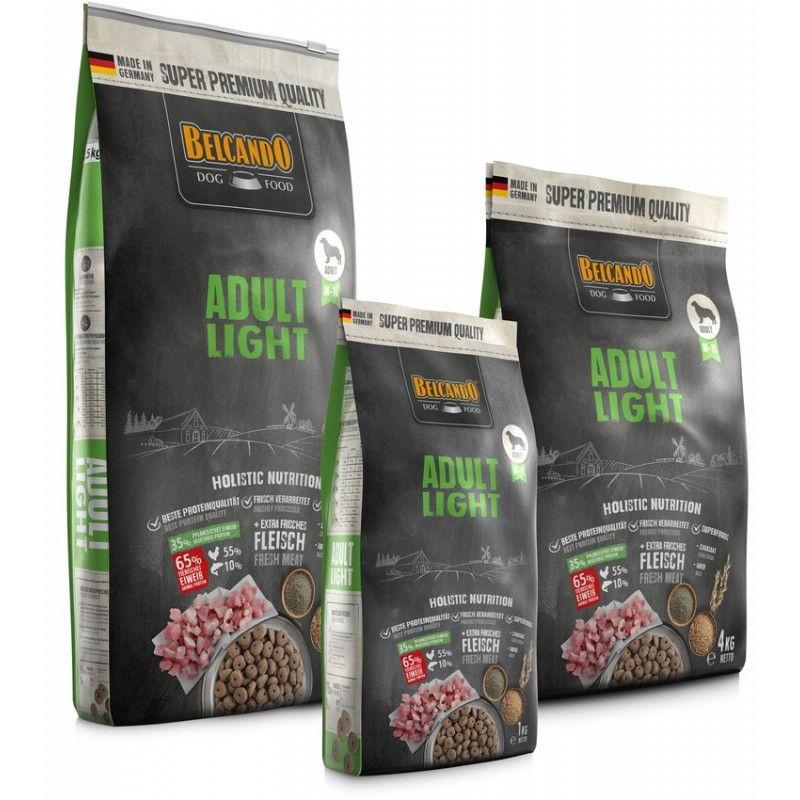 BELCANDO Adult Light voor inactieve honden of honden geneigd tot overgewicht