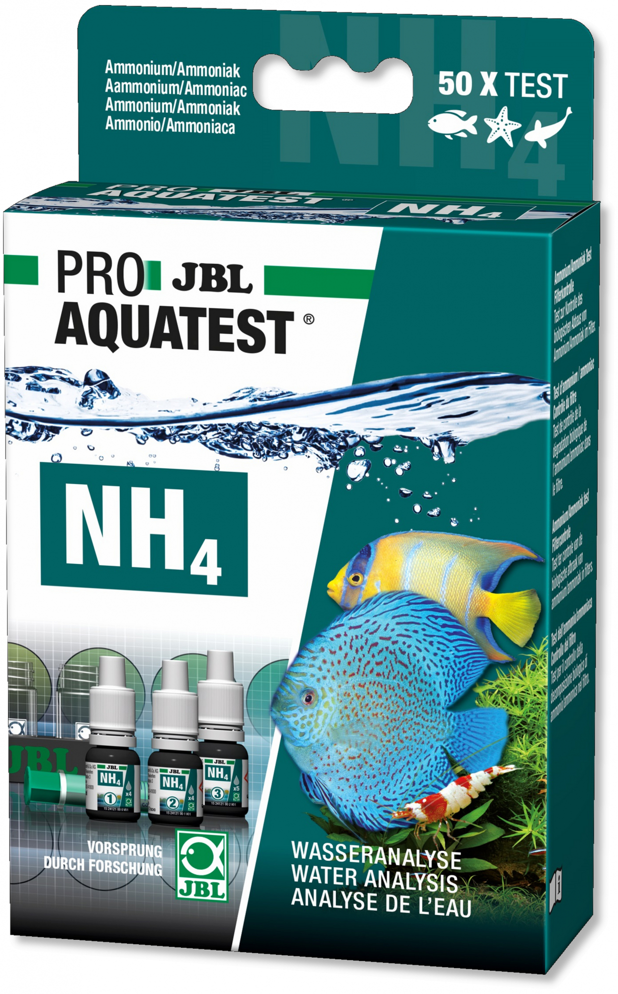 JBL Test NH4 Ammonio acqua dolce e acqua di mare