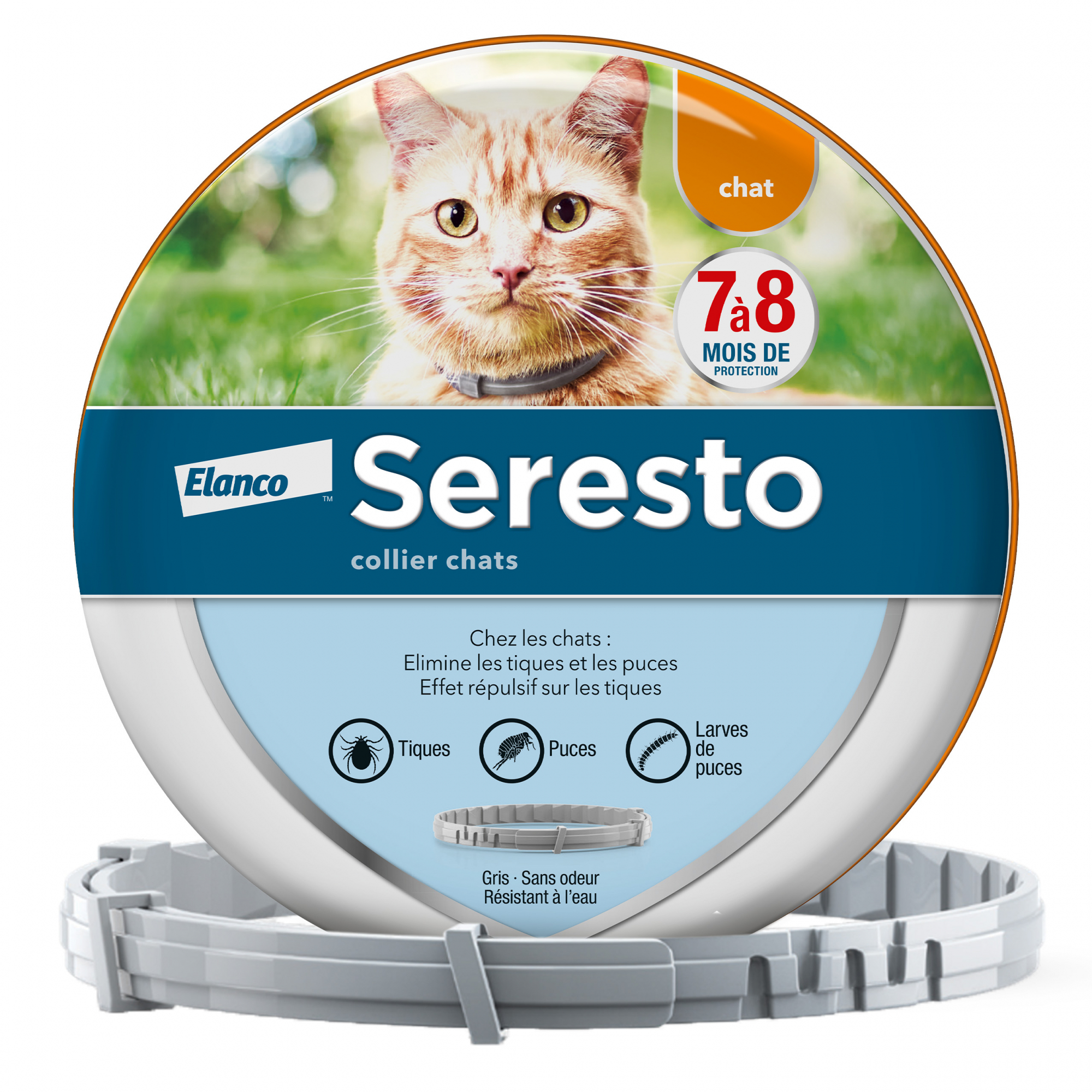 Seresto Chat – Collier Anti-Puces et Anti-Tiques pour Chats