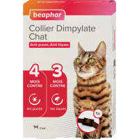  Collar antiparásitos, antipulgas y garrapatas para Gato con Dimpylate