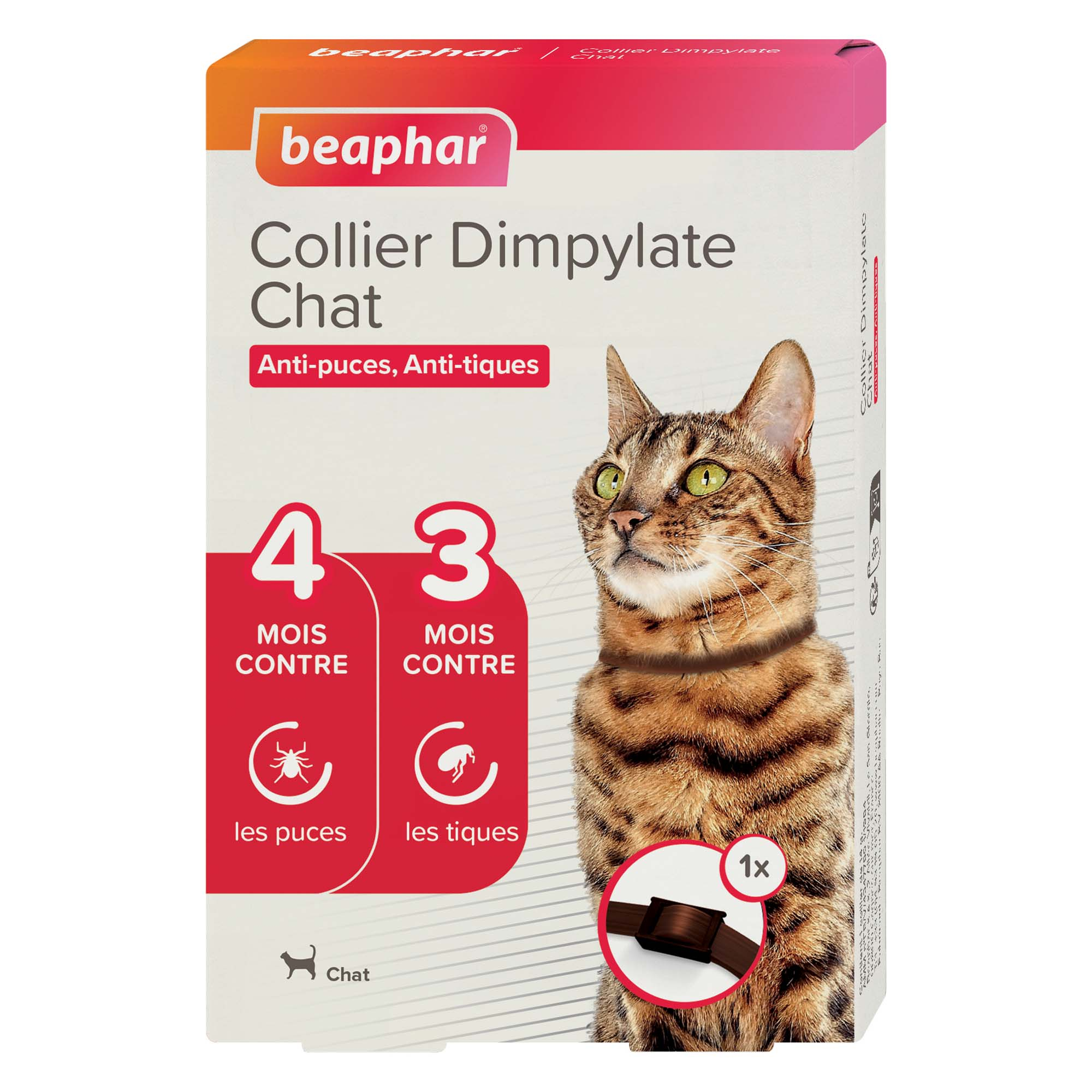 Collar antiparasitario para gatos con Dimpylate