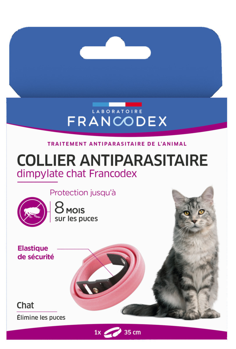 Francodex Anti-Parasiten-Halsband für Katzen, 240 Tage aktiv