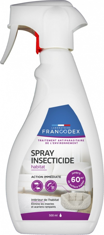 Francodex Spray insecticide pour l'habitat 500ml