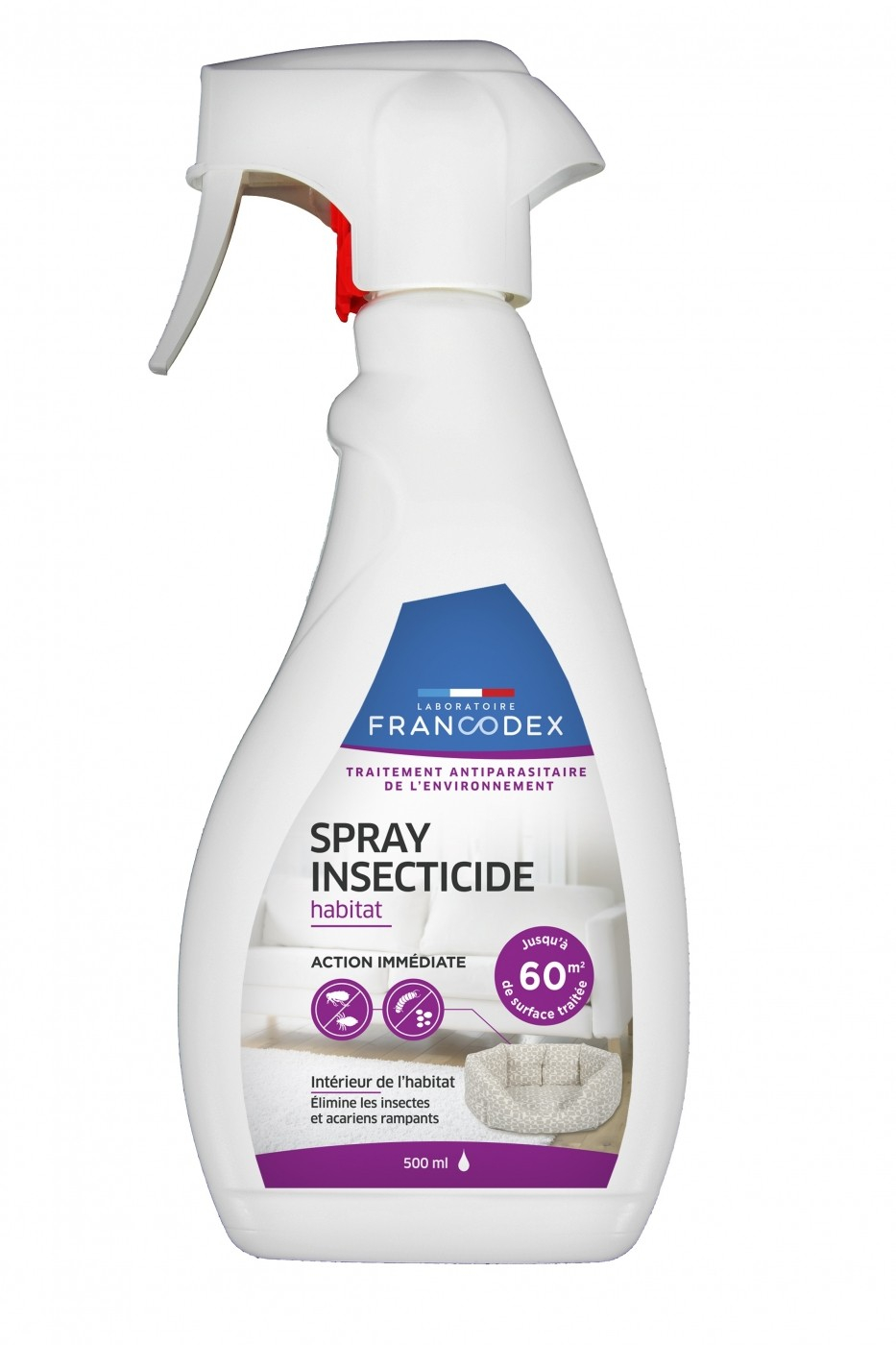 Francodex Spray insecticide voor de omgeving, 500ml
