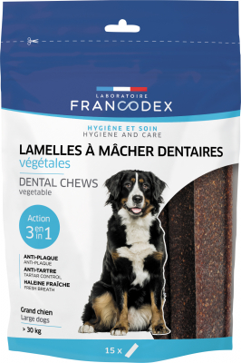 Francodex Lamelles à mâcher pour grand chien + de 30 kg