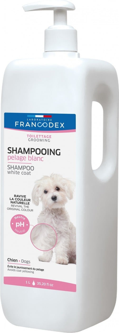 Francodex Shampoing Pelage Blanc pour chiens