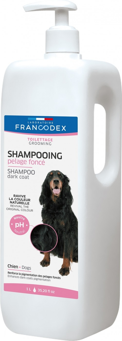 Francodex Shampoo für schwarzes Fell 250ml & 1L