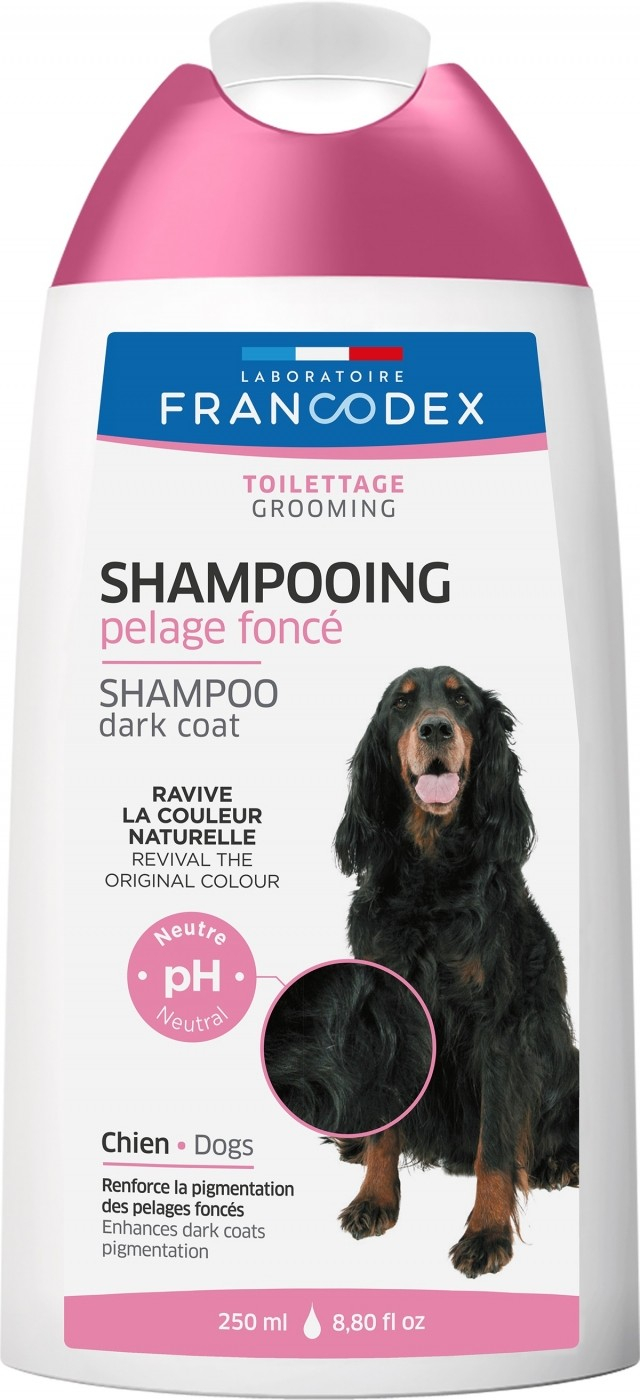 Francodex Shampoo Pelo Nero per cani 1L & 250ml