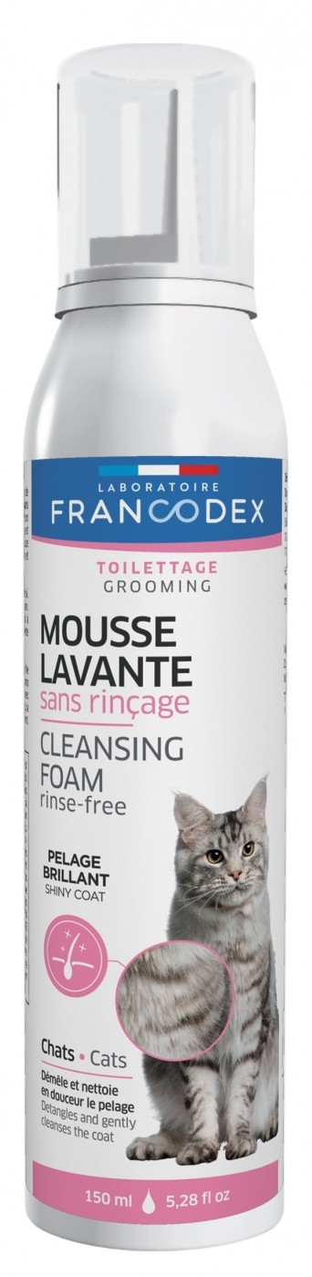 Francodex Mousse Lavante Gatti - Senza Risciacquo - Spray 150ml