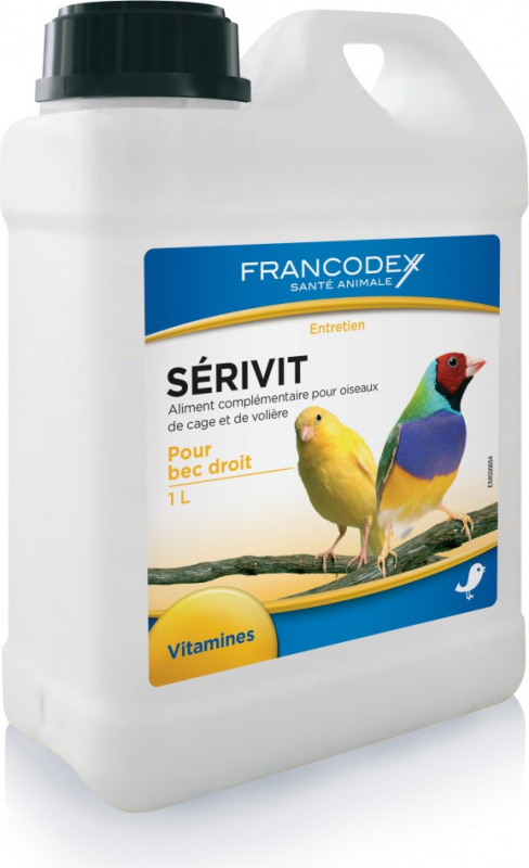 Francodex Sérivit - Vitamines et oligo-éléments pour becs droits