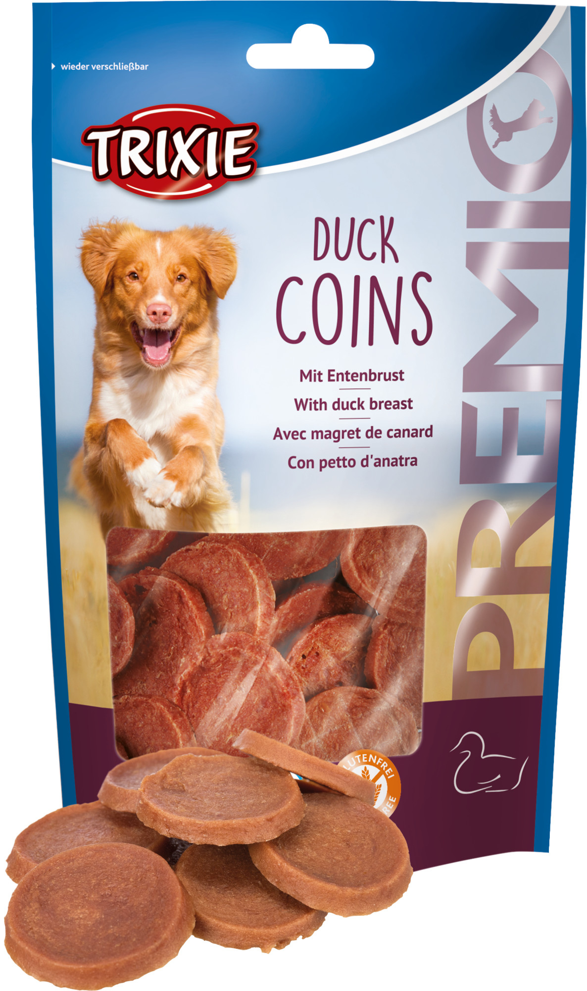 PREMIO Snack per cani Duck Coins