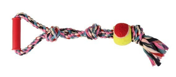 Denta Fun Bal voor hond aan een touw, om te trekken, ø 6 cm/50 cm
