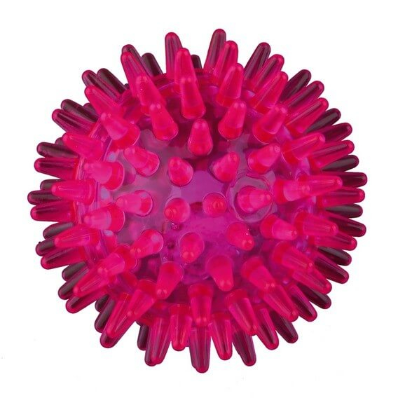 Blink-Igelball, thermoplastisches Gummi (TPR), schwimmt ø 5 cm