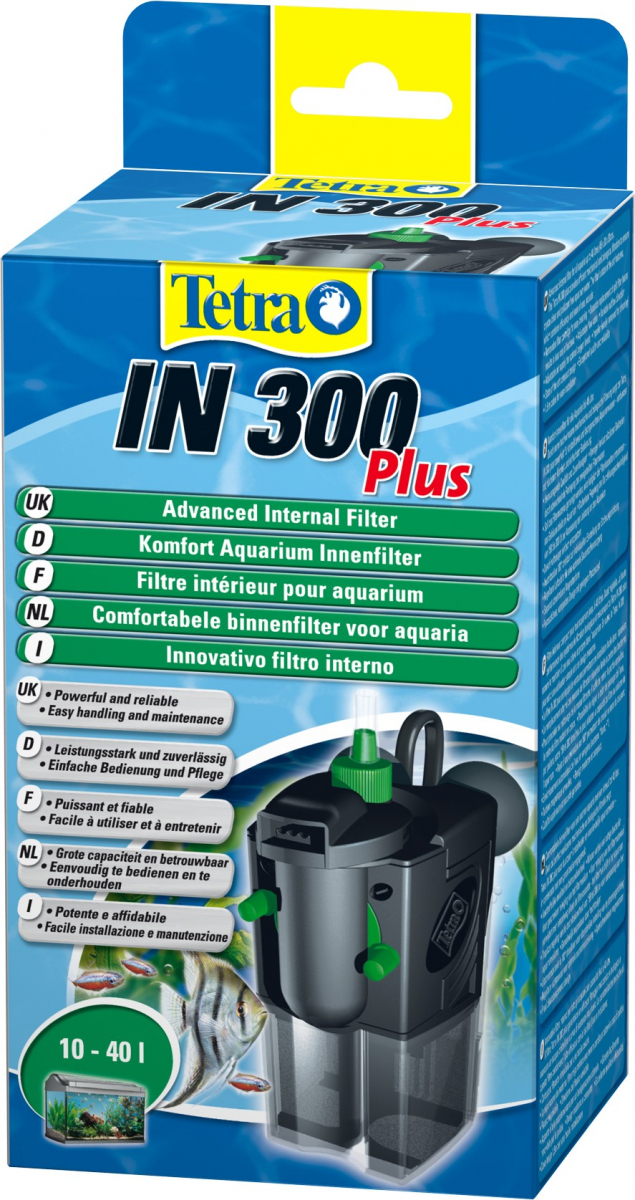 Comfortabele binnenfilter Tetra In Plus - Voor aquarium van 30 300