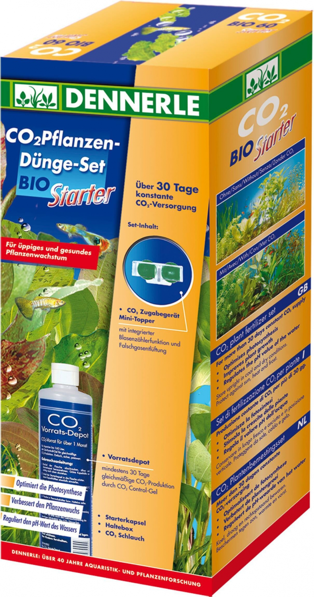 Biologische CO2-fles voor CO2-plantenbemestingsset, Bio Starter