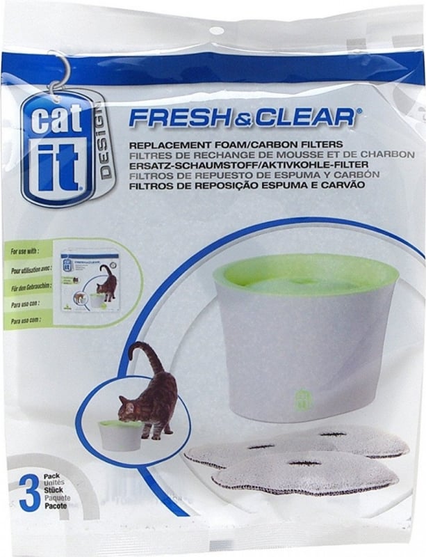 Filtre pour fontaine chat Fresh-clear 2L