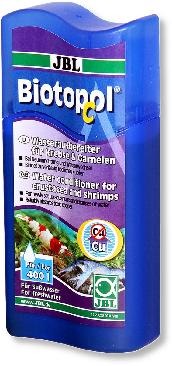 BIOTOPOL R JBL - 100ml. Conditionneur d'eau pour poissons rouges