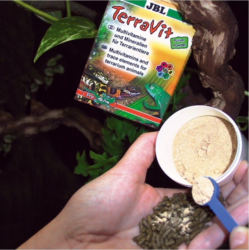 Multivitamines en poudre pour animaux de terrariums - TerraVit 100 gr