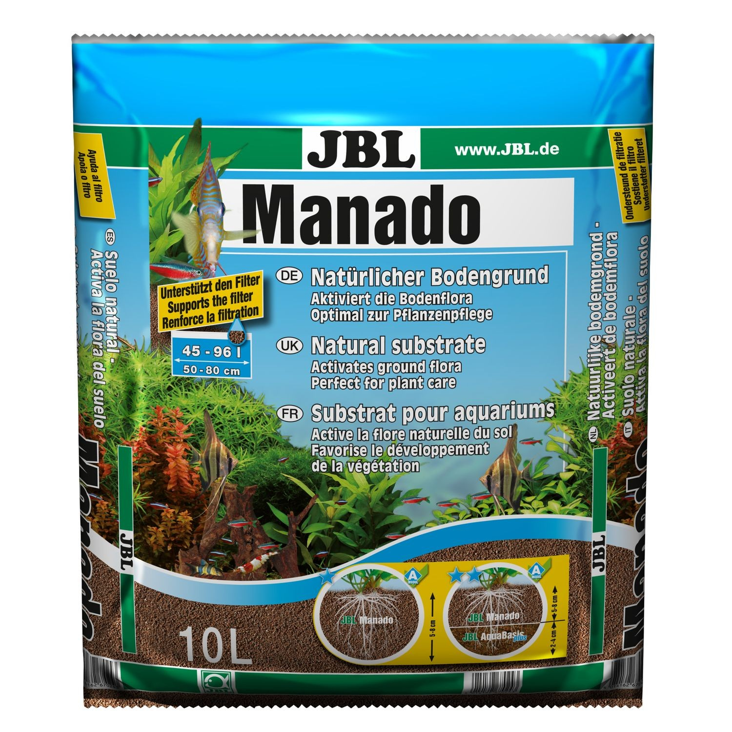 JBL Manado Substrato naturale per acquario