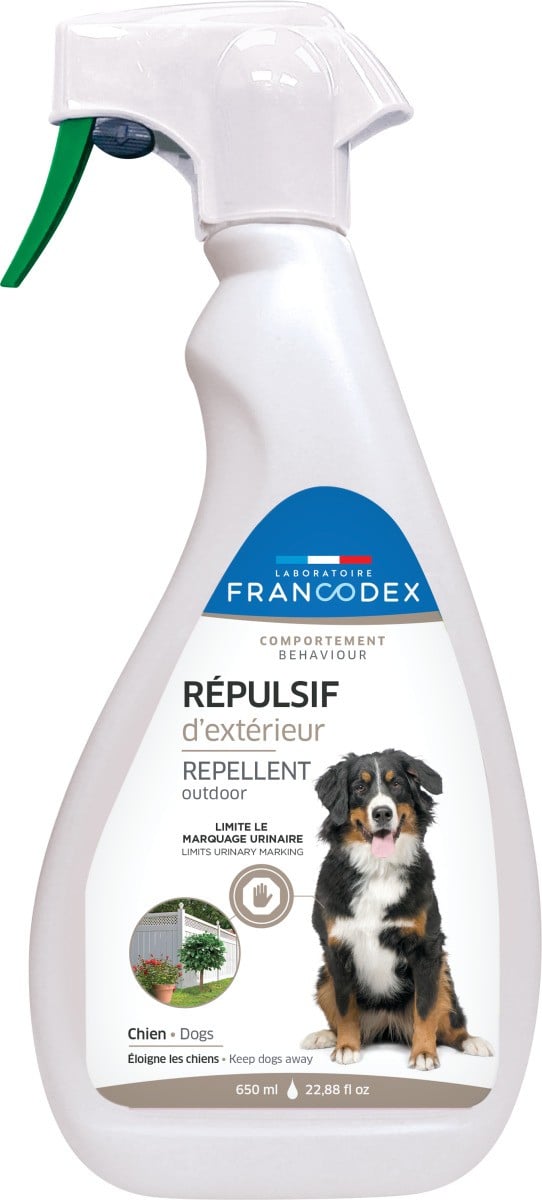 Francodex Répulsif liquide d'extérieur - Eloigne les chiens