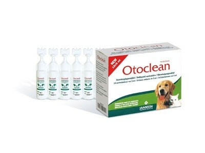 Otoclean 18 x 5ml Detergente auricolare per cani e gatti