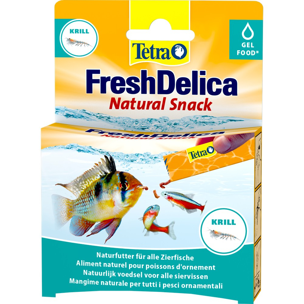 Tetra FreshDelica Krill voor tropische vissen