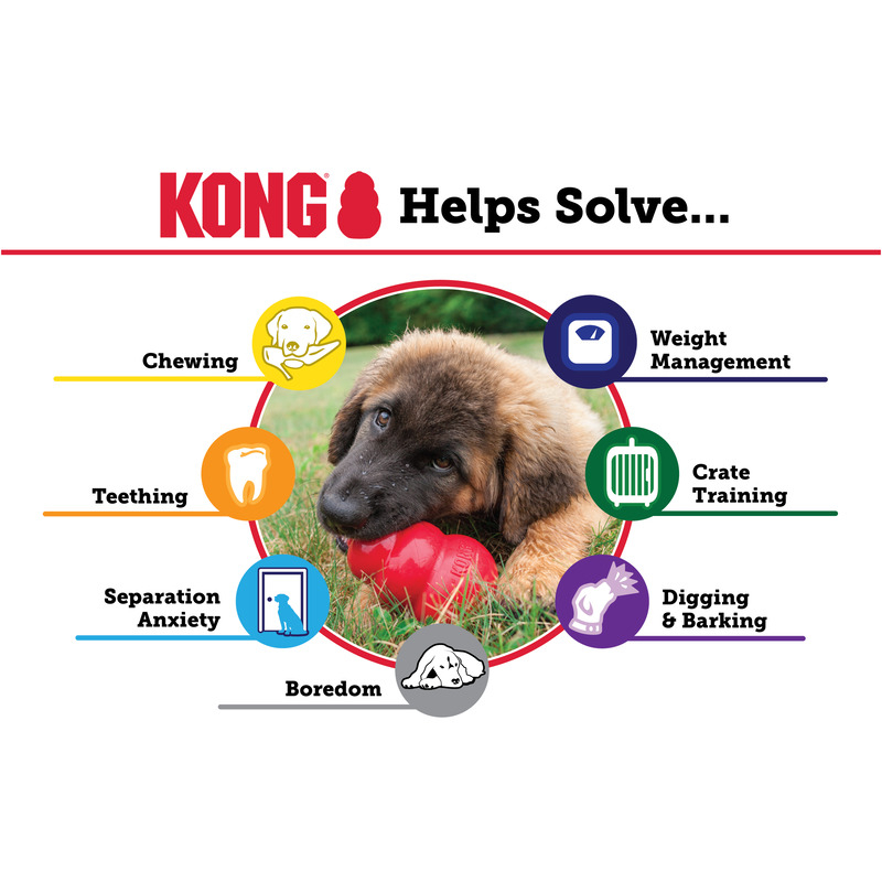 KONG Extreme Brinquedo para Cão 3 tamanhos - borracha sólida para cães adultos energéticos