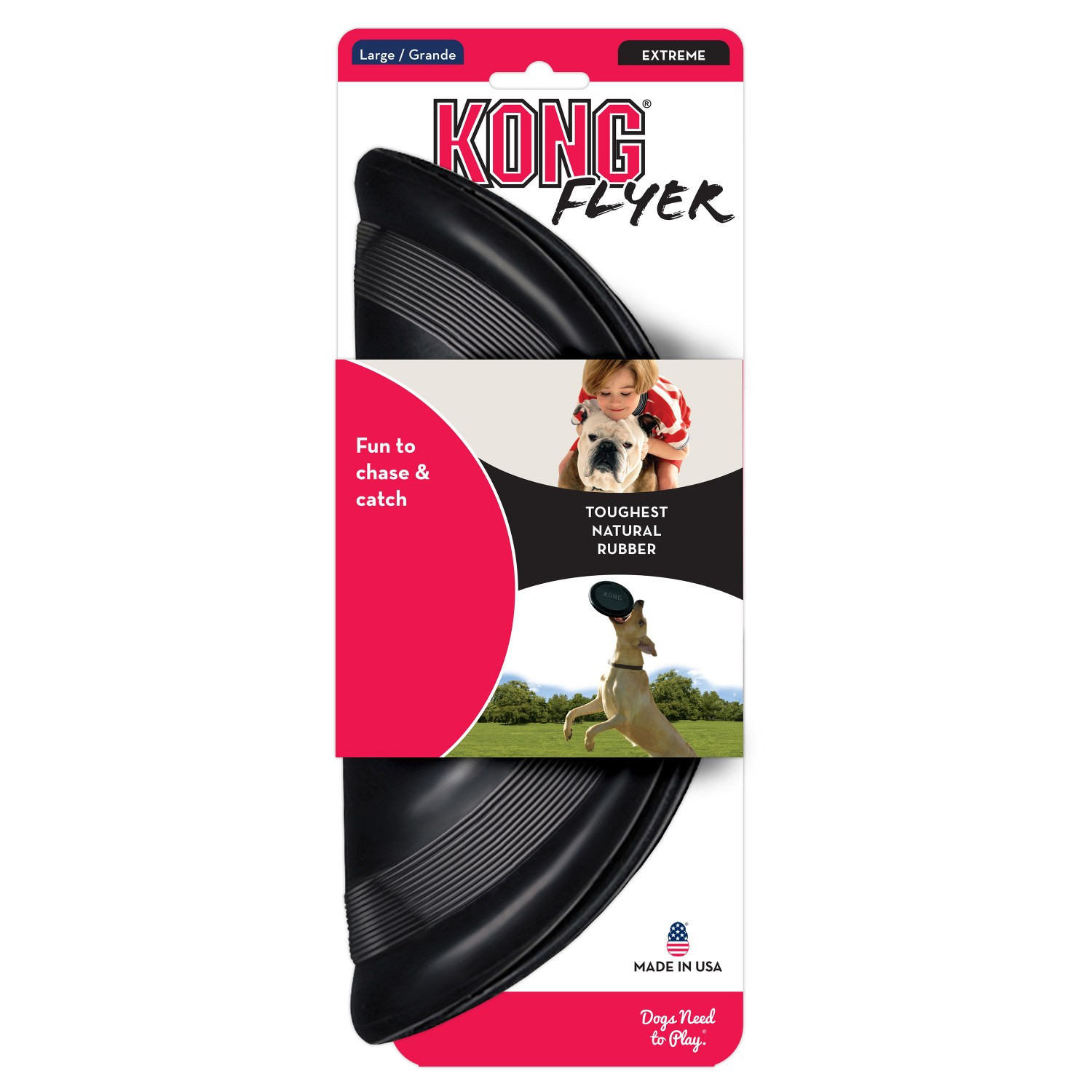 KONG Extreme Flyer - faltbare Frisbee, sehr robust