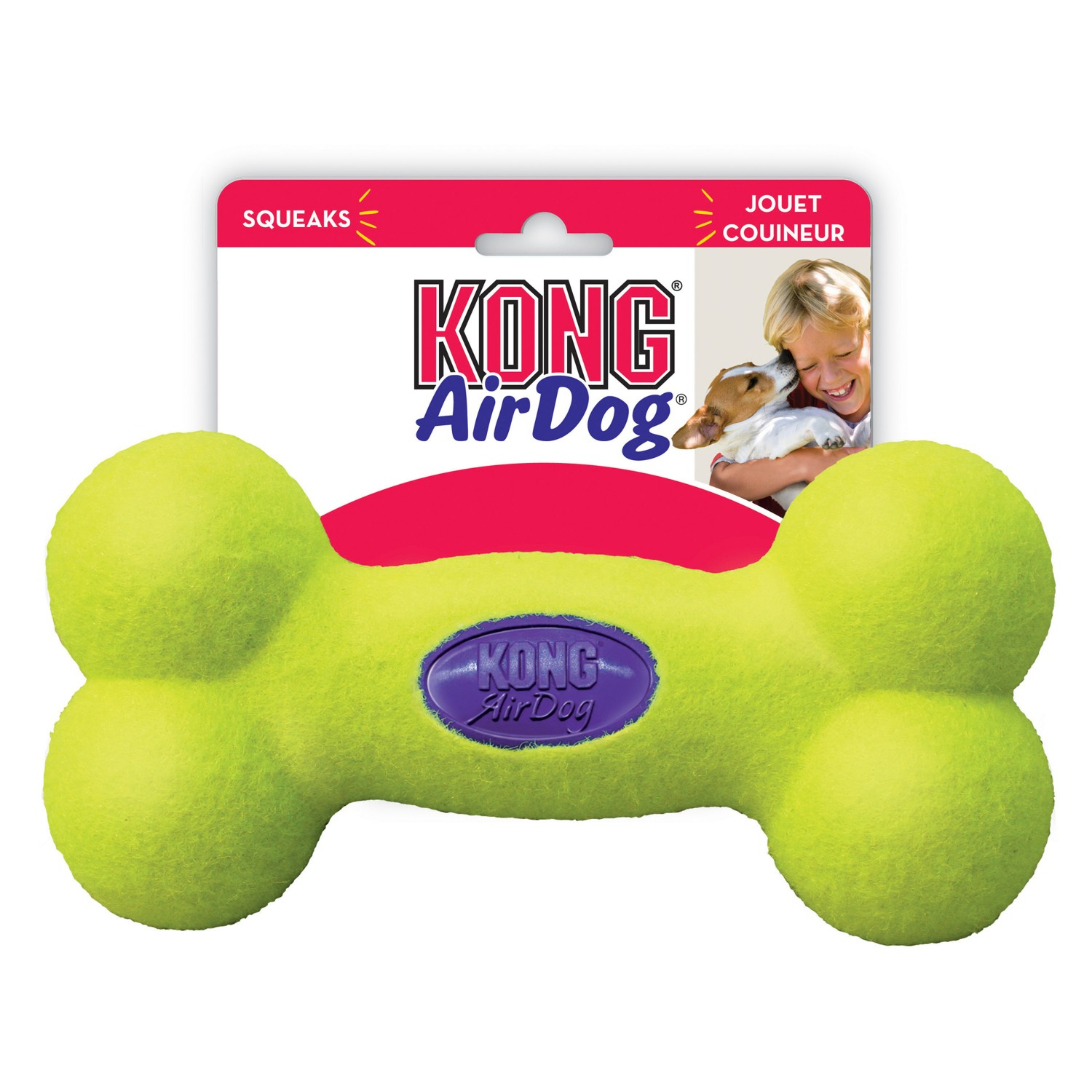 KONG AirDog Squeaker Hueso para perros - 3 tamaños
