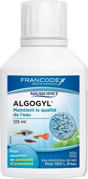 Aquascience Algogyl Anti-alghe polivalente 125ml - acqua dolce e acqua di mare