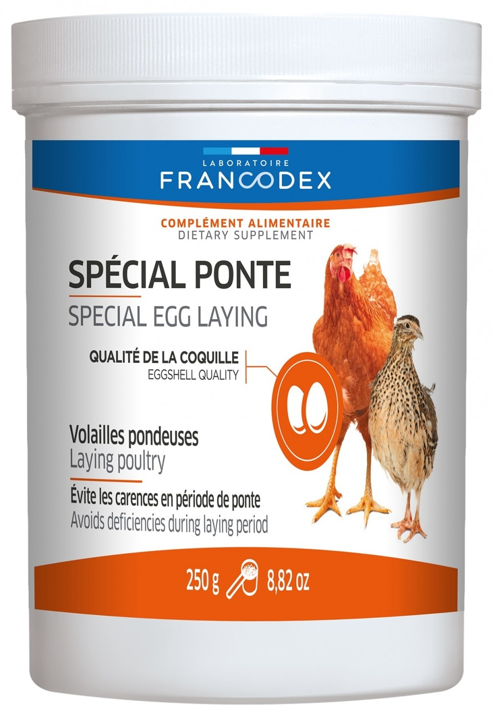 Francodex Pot Spécial Ponte Aliment minéral poules pondeuses
