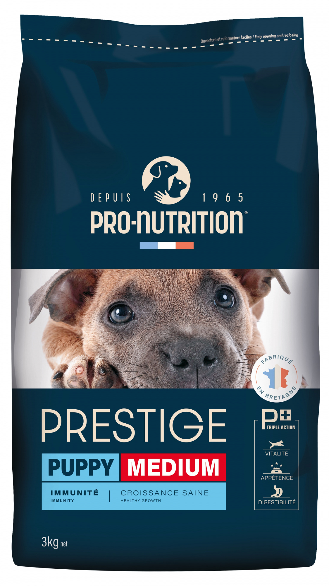 PRO-NUTRITION PRESTIGE Puppy Medium pour Chiot de Taille Moyenne